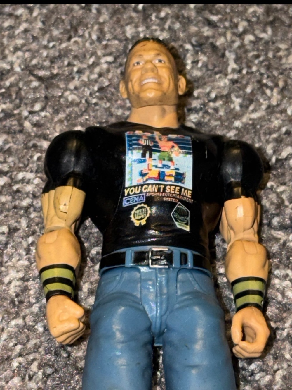 WWE Wrestling John Cena Action Figure Used Pre Owned As Is Collectible Memorabil